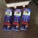 Kit com três caixas da TOYADENT Ultravioleta entregue